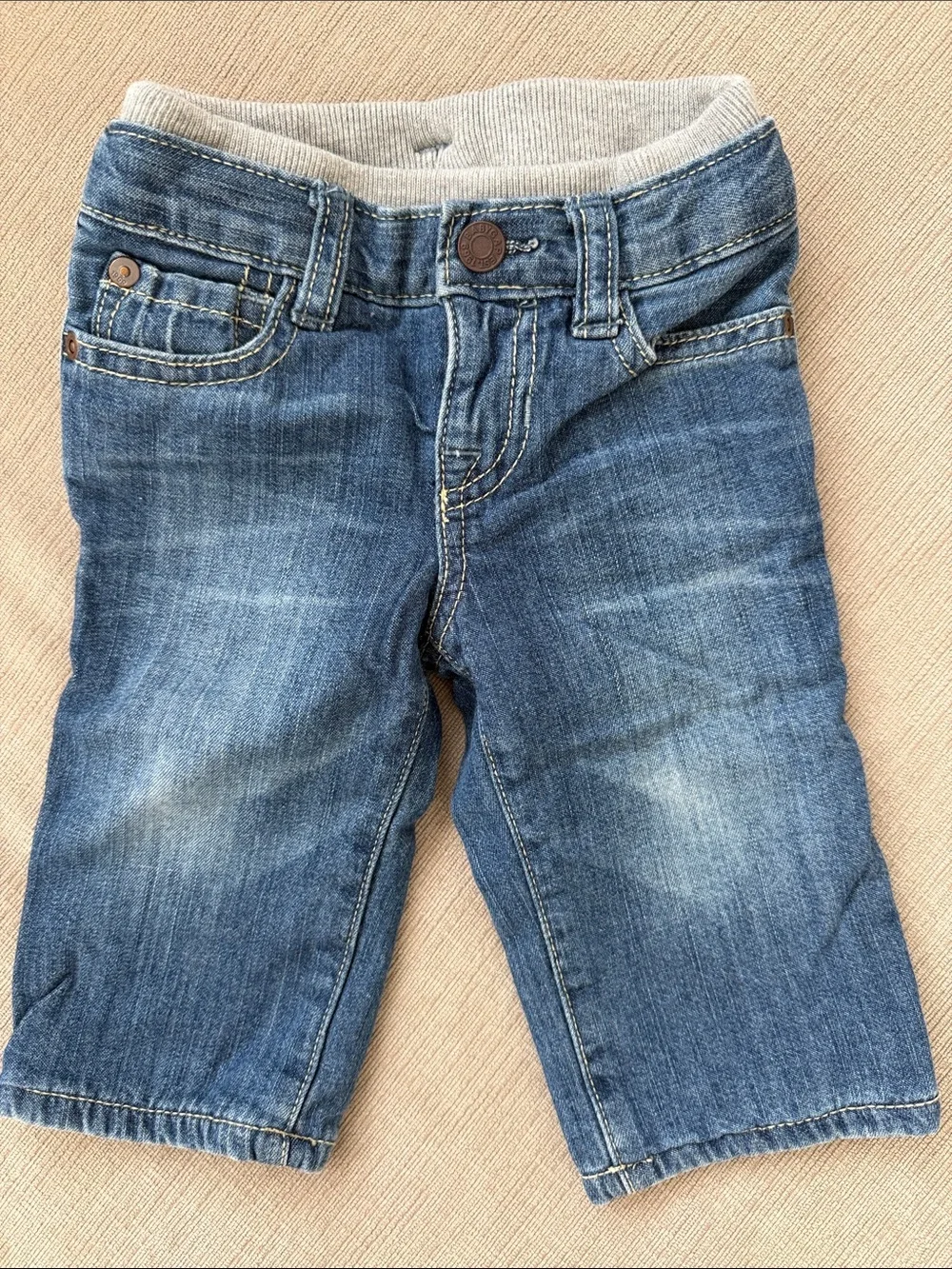 Baby GAP Medium Blue Denim Pull-On Jeans